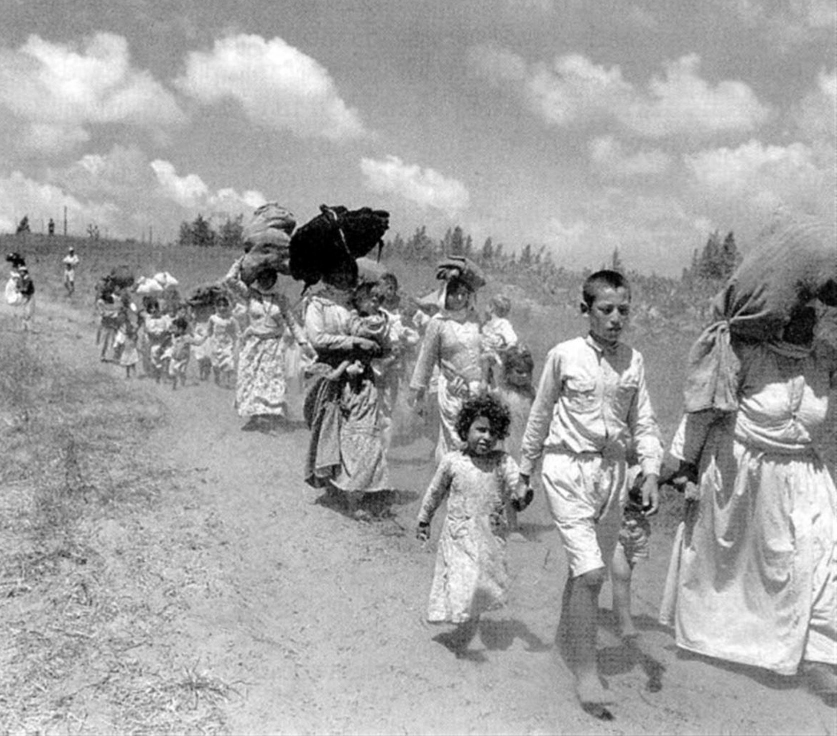 2B033W4 The 1948 Palestinian exodus, known in Arabic as the Nakba (Arabic: ???????, an-Nakbah, lit.'catastrophe'), occurred when more than 700,000 Palestinian Arabs fled or were expelled from their homes, during the 1947?1948 Civil War in Mandatory Palestine and the 1948 Arab?Israeli War.
The exact number of refugees is a matter of dispute, but around 80 percent of the Arab inhabitants of what became Israel (50 percent of the Arab total of Mandatory Palestine) left or were expelled from their homes.
Later in the war, Palestinians were forcibly expelled as part of 'Plan Dalet' in a policy of 'ethnic 2B033W4 The 1948 Palestinian exodus, known in Arabic as the Nakba (Arabic: ???????, an-Nakbah, lit.'catastrophe'), occurred when more than 700,000 Palestinian Arabs fled or were expelled from their homes, during the 1947?1948 Civil War in Mandatory Palestine and the 1948 Arab?Israeli War.
The exact number of refugees is a matter of dispute, but around 80 percent of the Arab inhabitants of what became Israel (50 percent of the Arab total of Mandatory Palestine) left or were expelled from their homes.
Later in the war, Palestinians were forcibly expelled as part of 'Plan Dalet' in a policy of 'ethnic